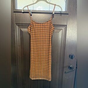 H&M 90s/2000s Plaid mini Dress